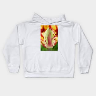 Tulipa &#39;Flaming Parrot&#39; Parrot Group Tulip Kids Hoodie